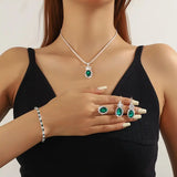 Parure de bijoux Seloria Grevalyn | Or blanc