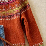 Simona | Pull en maille vintage chic