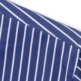 Chemise à manches longues rayée avec boutons