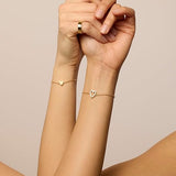 Bracelets Cœur Radiant | Or