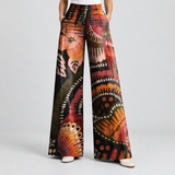Laure | Pantalon Motif Organique Doux