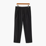 Alessio Romano | Pantalon à pinces ajusté à la structure raffinée pour homme