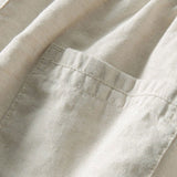 Chemise à boutons en mélange de lin et rayonne & Pantalon droit en lin