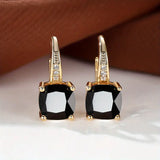 Boucles d'oreilles créoles Mystic Stone | Dorées