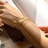 Parure de bracelets Isabella Vernetta | Or blanc