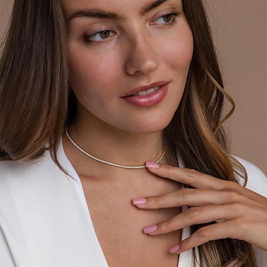 Collier tennis | Or