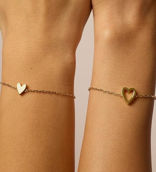 Bracelets Cœur Radiant | Or