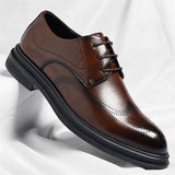 Chaussures de ville à motifs Richelieu en cuir Verona