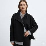 Élise Dubois | Manteau court élégant en laine pour femme