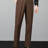 Polo en maille gaufrée à fermeture éclair contrastante et pantalon fuselé coupe slim