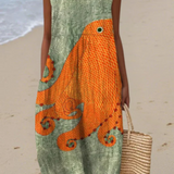 Robe midi Tess™ Oceanic