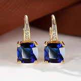 Boucles d'oreilles créoles Mystic Stone | Dorées