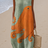 Robe midi Tess™ Oceanic