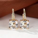 Boucles d'oreilles créoles Mystic Stone | Dorées