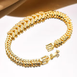 Bracelet de tennis Everleaf | Or