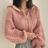 Sophie Moreau | Sweat à capuche zippé en maille de luxe pour femme
