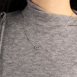 Collier Isla Marina | Or blanc