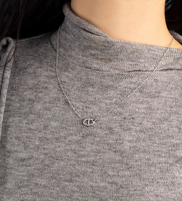 Collier Isla Marina | Or blanc