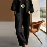 Combinaison ample et extensible en coton