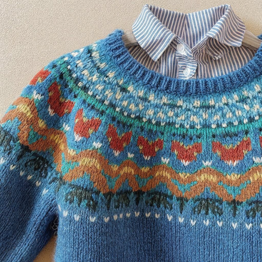 Irene | Pull en maille vintage classique