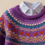 Julie | Pull en maille vintage classique