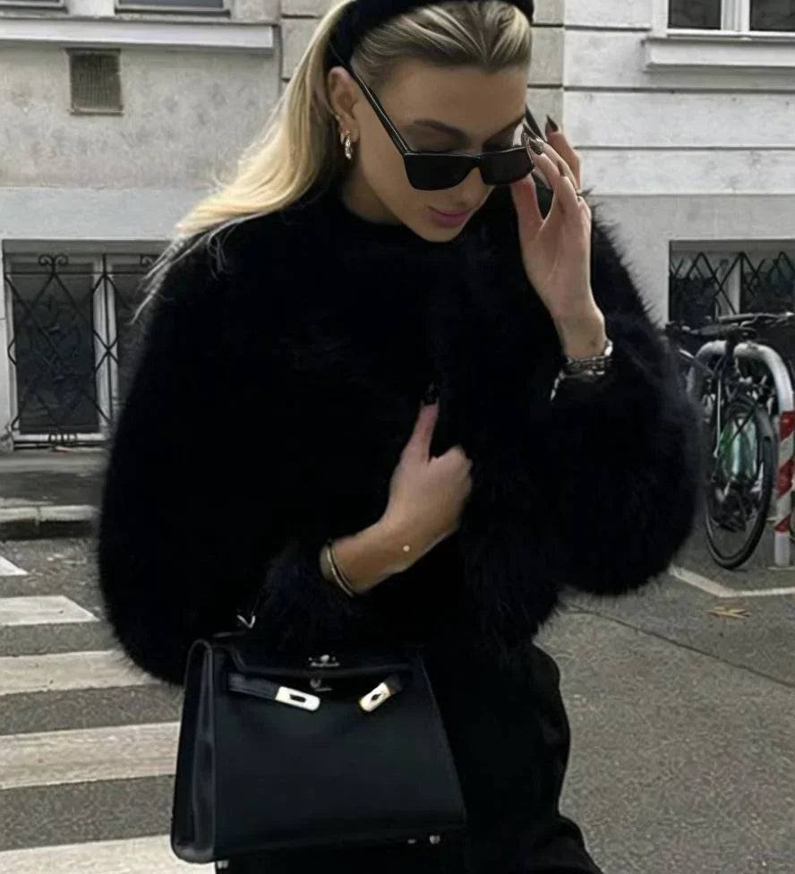 Lumé Rousseau | Manteau de fourrure pour femme