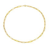 Collier chaîne Archen élégant | Or blanc