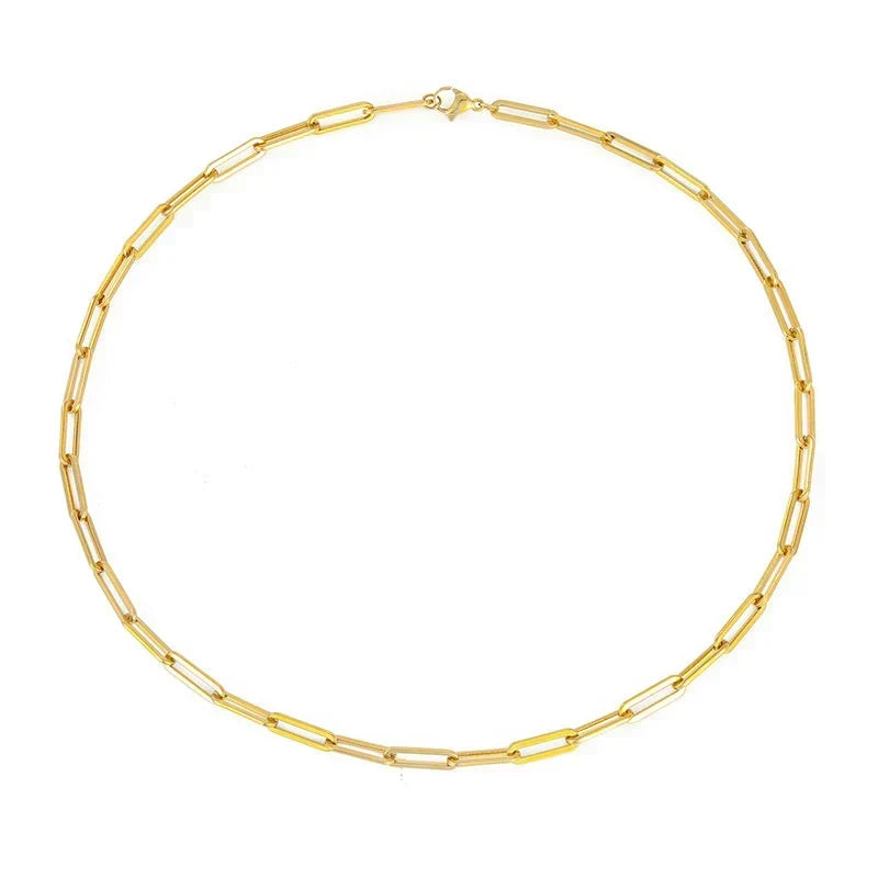 Collier chaîne Archen élégant | Or blanc