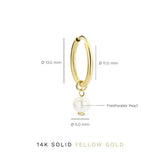Boucles d'oreilles Delia Crest | Doré