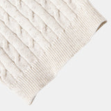 Chemise en tricot à boutons et col rond en jacquard torsadé & Pantalon fuselé coupe ajustée