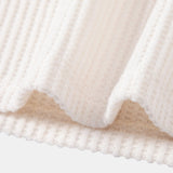 Polo gaufré à bordure contrastante et pantalon fuselé coupe slim