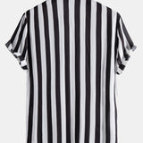 Chemises à larges rayures