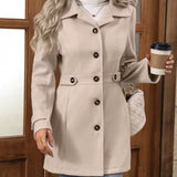 Elara™ | Manteau Ceinturé Intemporel