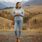 Sarah | Pull en maille nordique Héritage