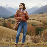Simona | Pull en maille vintage chic