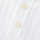 Polo en maille texturée contrastée et pantalon fuselé coupe slim