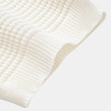Polo en maille gaufrée à fermeture éclair contrastante et pantalon fuselé coupe slim
