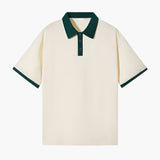 Enzo Laurent | Polo à col contrastant alliant élégance et décontraction moderne pour homme