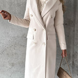 Valentina Moreau | Manteau long croisé de luxe pour femme