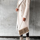 Valentina Moreau | Manteau long croisé de luxe pour femme