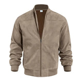 Luca Bianchi | Veste bomber pour homme toucher suédine premium
