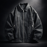 Blouson aviateur oversize en daim pour homme — Mode hivernale Australie