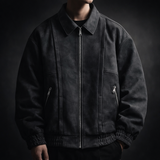 Blouson aviateur oversize en daim pour homme — Mode hivernale Australie