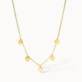 Collier Bouddha "Funky" | Or blanc
