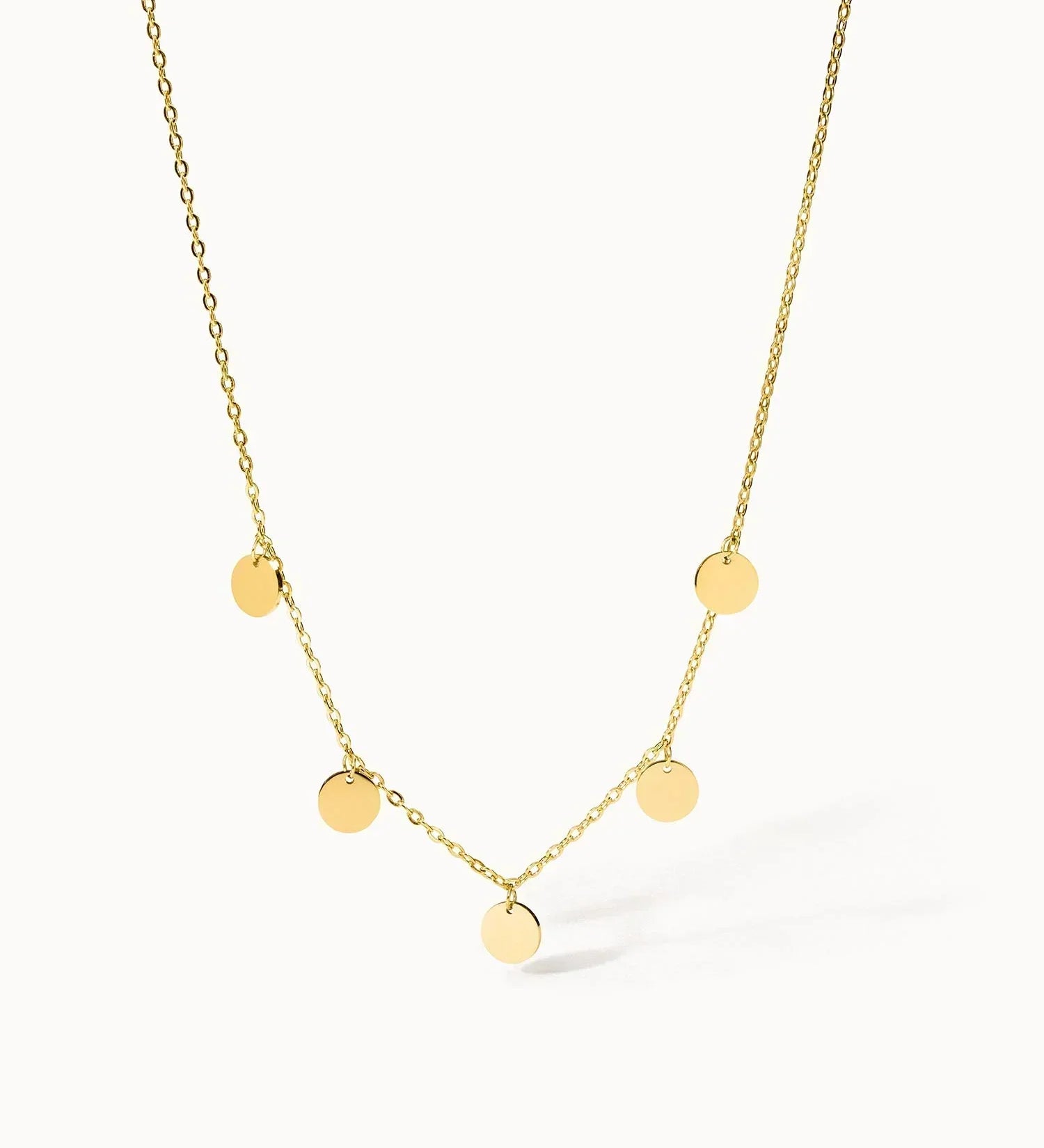 Collier Bouddha "Funky" | Or blanc