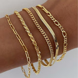Parure de bracelets Ellis Renner | Or blanc