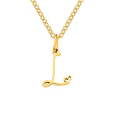 Collier initiale cœur | Or
