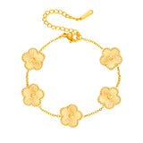 Bracelet à breloques Florielle Bloom | Or