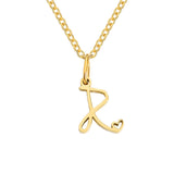 Collier initiale cœur | Or