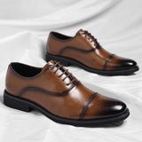 Chaussures habillées en cuir véritable Chester